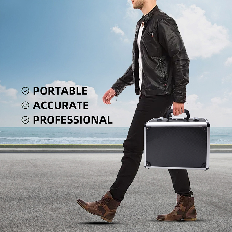 WG8801 Professional Breathalyzer Pump Suction Alcohol Tester Electrochemical Sensor 0-2mg/L Accuracy Gas Analyzer for Road