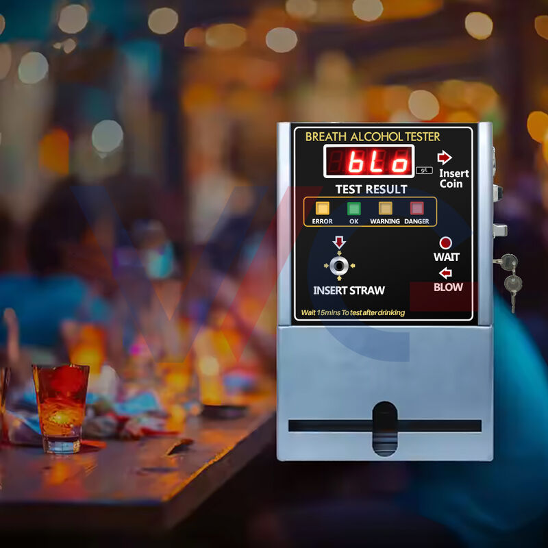In Stock Coin-Operated Breathalyzer Gas Analyzers OEM and ODM Alcohol Detector for Bar and Public Places